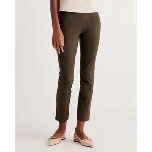 Quince Khaki Cropped Pants